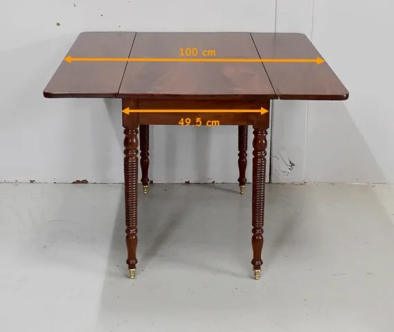 MESA DE HOJAS GOTA DE PERIODO DE LOUIS PHILIPPE