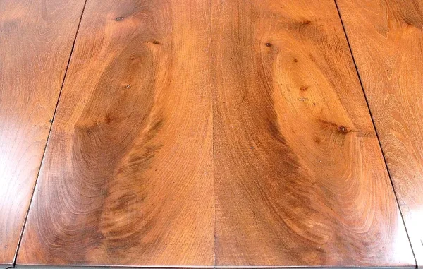 Table Rectangulaire à Abattants, en Acajou de Cuba, époque Louis-Philippe – Milieu XIXe