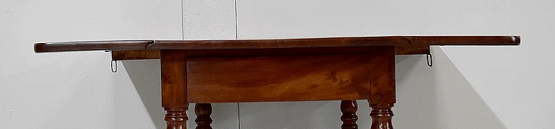 LOUIS PHILIPPE PERIOD DROP LEAF TABLE