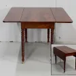 Table Rectangulaire à Abattants, en Acajou de Cuba, époque Louis-Philippe – Milieu XIXe
