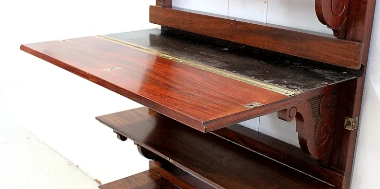 Étagère Murale ou Secrétaire de pied, en Acajou – Fin XIXe