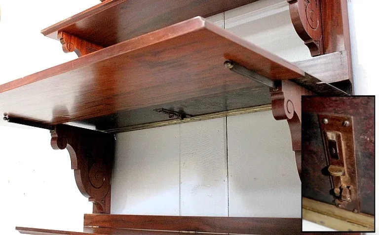 Étagère Murale ou Secrétaire de pied, en Acajou – Fin XIXe