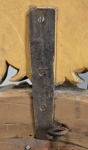 Important Miroir Doré Ovale, époque Napoléon III – XIXe