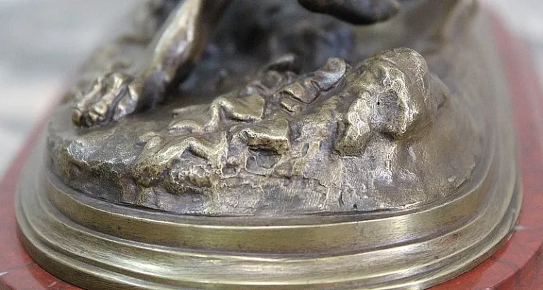 Bronze d’un Chien Braque, de P.J Mêne – Milieu XIXe