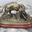 Bronze d’un Chien Braque, de P.J Mêne – Milieu XIXe