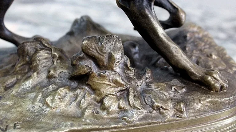 Bronze d’un Chien Braque, de P.J Mêne – Milieu XIXe