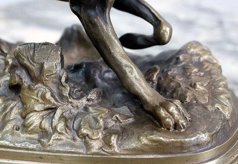 Bronze d’un Chien Braque, de P.J Mêne – Milieu XIXe