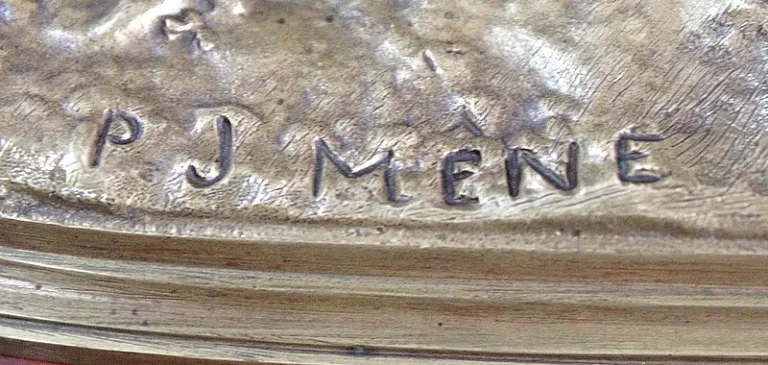 Bronze d’un Chien Braque, de P.J Mêne – Milieu XIXe