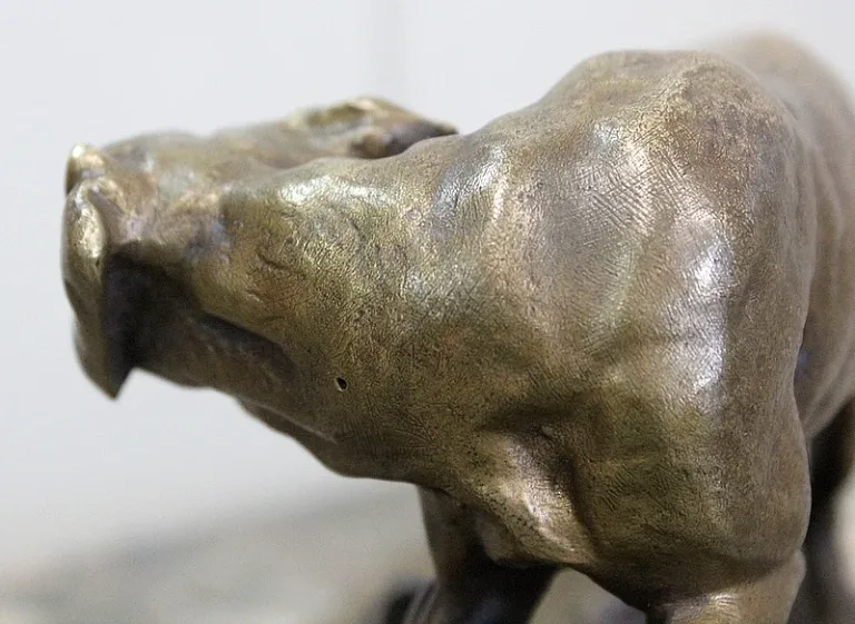 Bronze d’un Chien Braque, de P.J Mêne – Milieu XIXe