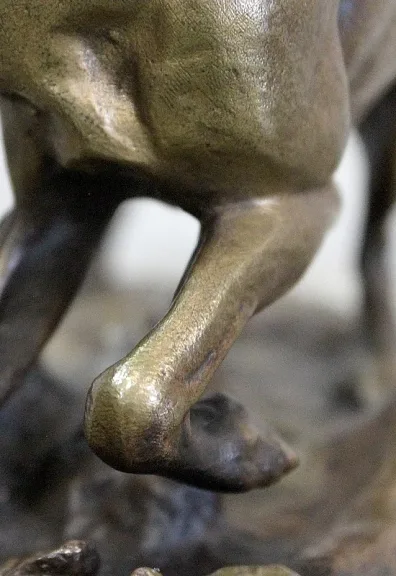 Bronze d’un Chien Braque, de P.J Mêne – Milieu XIXe
