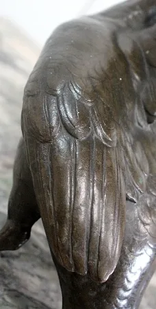 BRONZE STATUETTE VON A. COLLAS