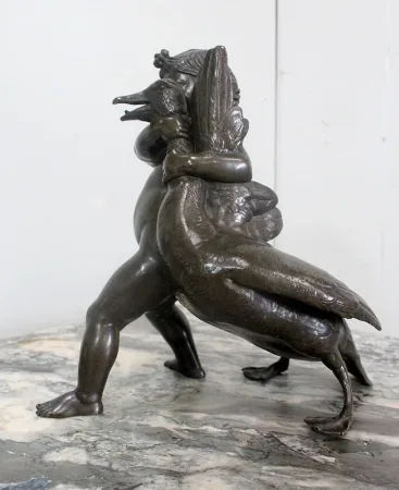 BRONZE STATUETTE VON A. COLLAS
