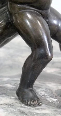 BRONZE STATUETTE VON A. COLLAS