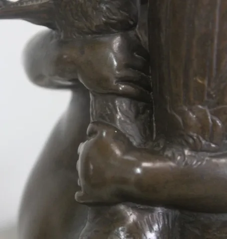 ESTATUILLA DE BRONCE DE A. COLLAS
