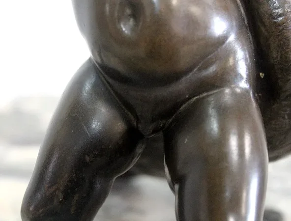 BRONZE STATUETTE VON A. COLLAS