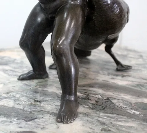 BRONZE STATUETTE VON A. COLLAS