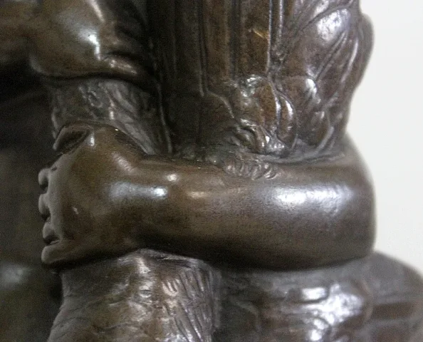 ESTATUILLA DE BRONCE DE A. COLLAS