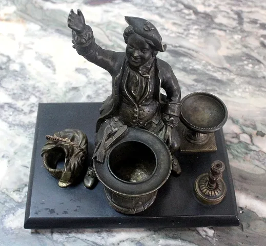 Encrier en Bronze – Fin XIXe