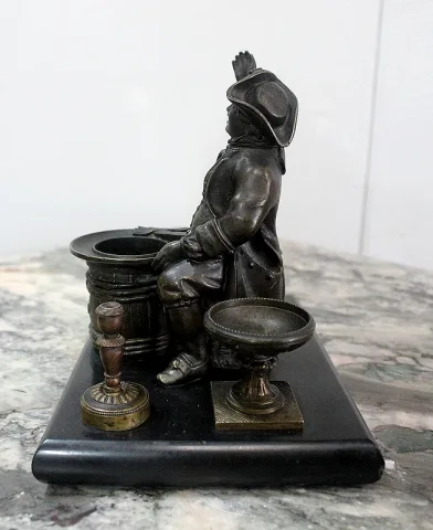 Encrier en Bronze – Fin XIXe