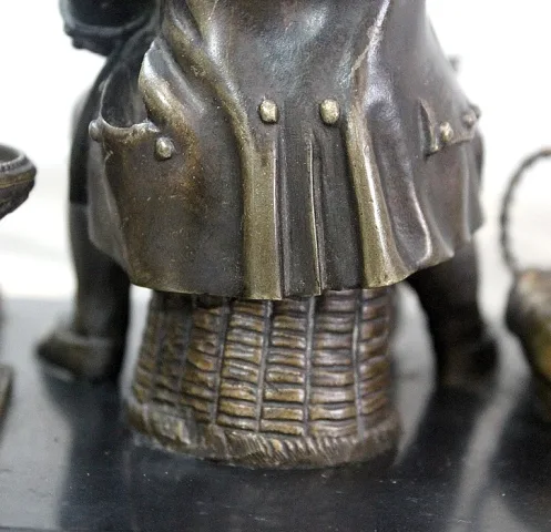 Encrier en Bronze – Fin XIXe