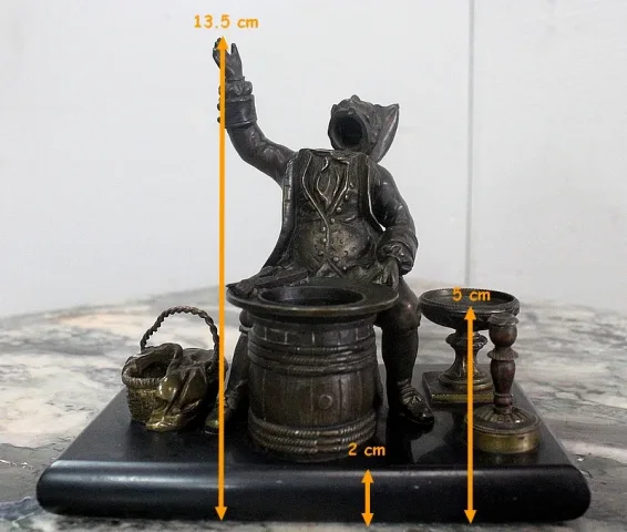 BRONZEN INKSTAND
