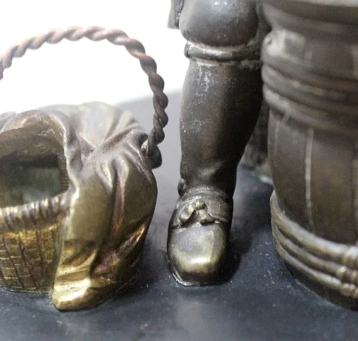 Encrier en Bronze – Fin XIXe