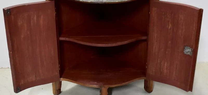 LOUIS XV PERIOD CORNER CUPBOARD