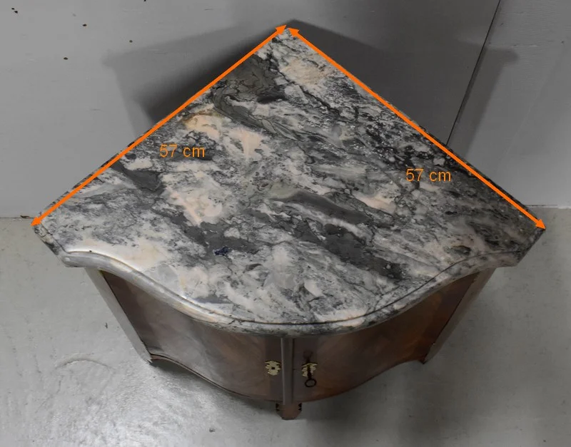 LOUIS XV PERIOD CORNER CUPBOARD