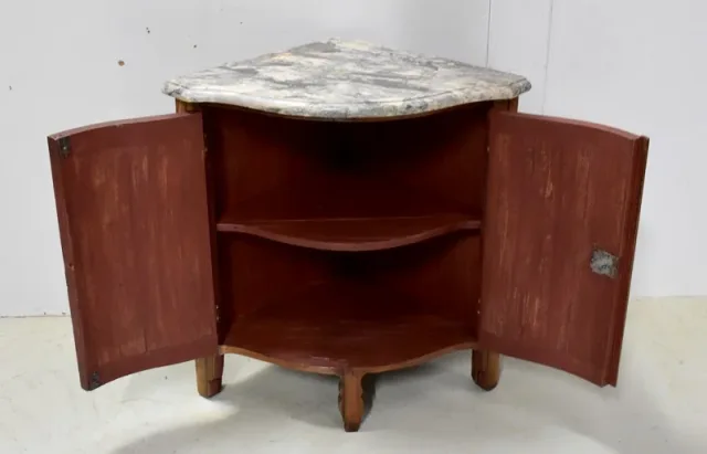 LOUIS XV PERIOD CORNER CUPBOARD