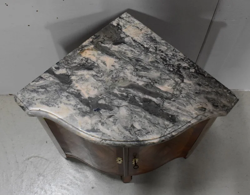 LOUIS XV PERIOD CORNER CUPBOARD