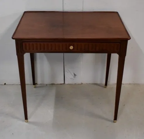 Petite Table de Cabaret en Acajou de Cuba, époque Louis XVI – XVIIIe