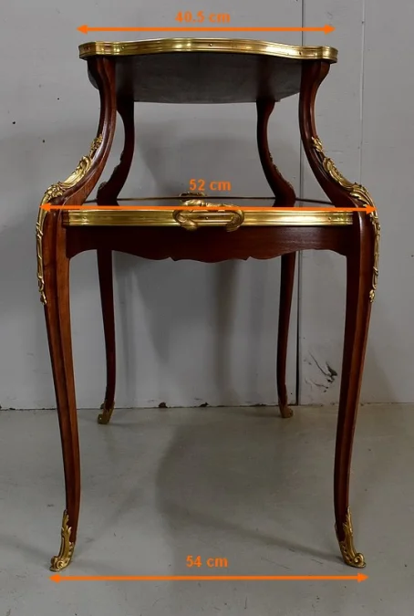 Table à Thé en Marqueterie, style Louis XV – Début XXe