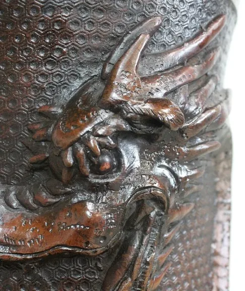 Important Vase Cloisonné en Cuivre, origine Chine – Fin XIXe