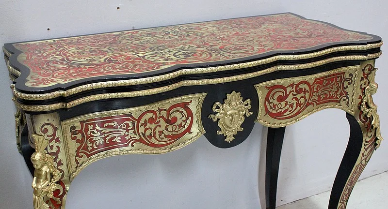 NAPOLEON III PERIOD CARD TABLE