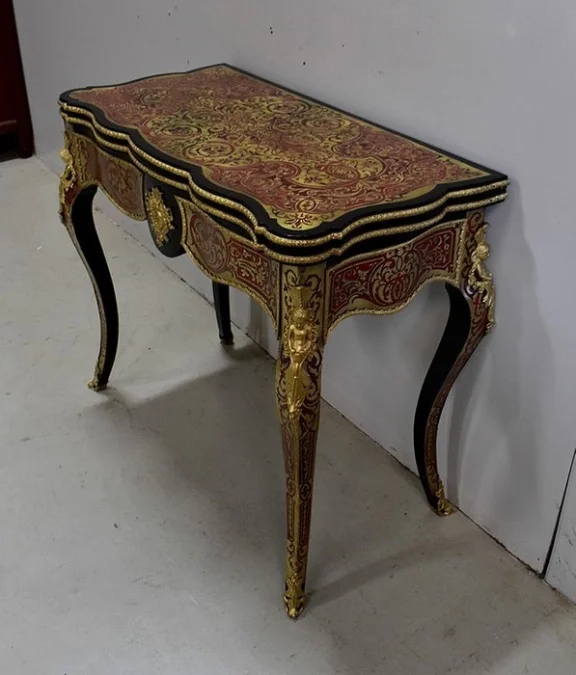 NAPOLEON III PERIOD CARD TABLE