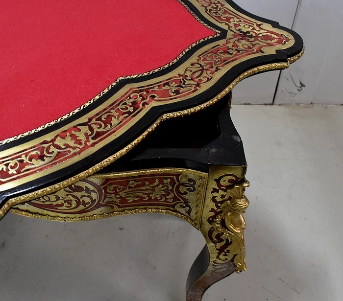 NAPOLEON III PERIOD CARD TABLE