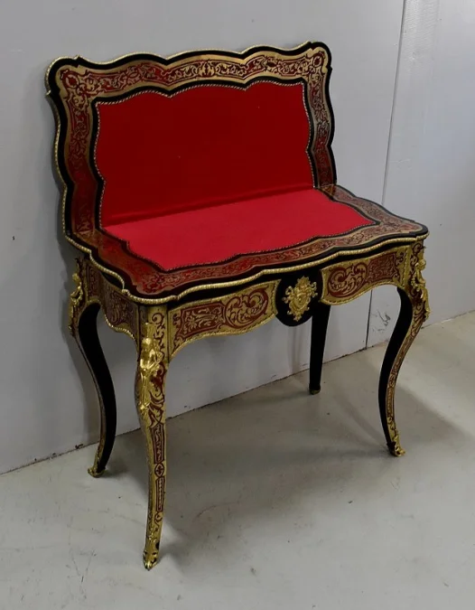 NAPOLEON III PERIOD CARD TABLE