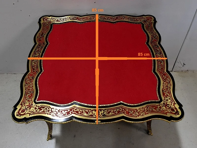 NAPOLEON III PERIOD CARD TABLE