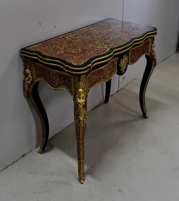 NAPOLEON III PERIOD CARD TABLE