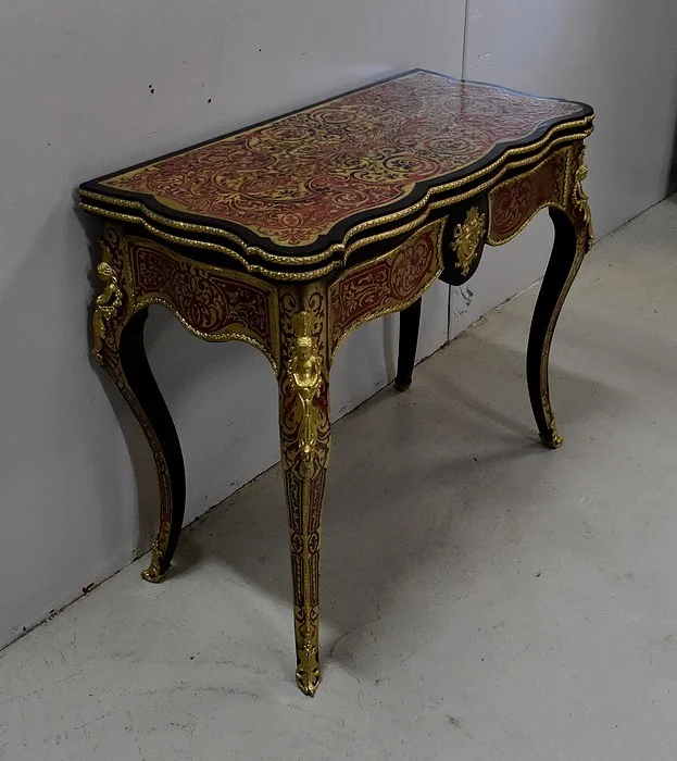 NAPOLEON III PERIOD CARD TABLE