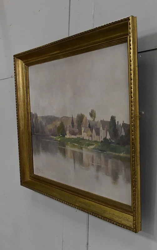 OIL ON CANVAS by A. DELAHOGUE