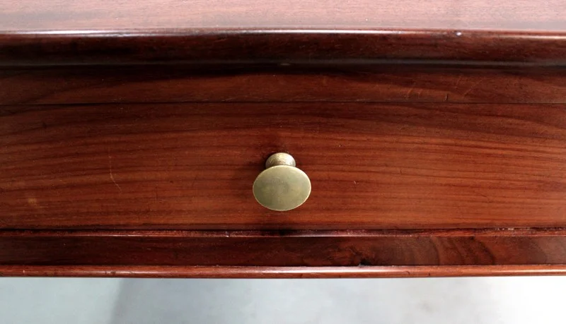 Table Bureau en Acajou de Cuba Massif, époque Louis XVI – XVIIIe