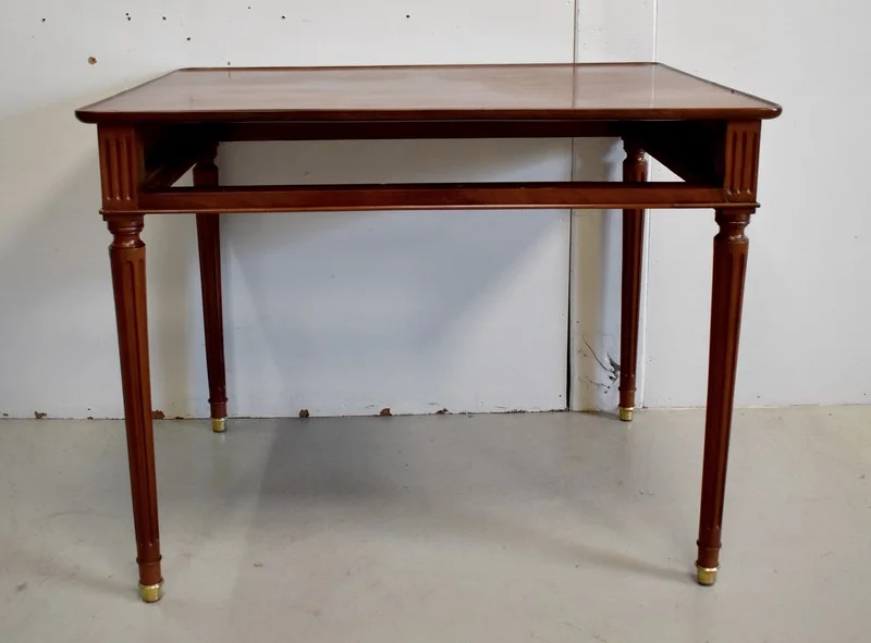 Table Bureau en Acajou de Cuba Massif, époque Louis XVI – XVIIIe