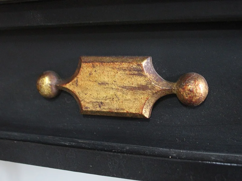 Console d’Applique en Marbre et Fer Forgé, esprit Rocaille – 1940 / 1950