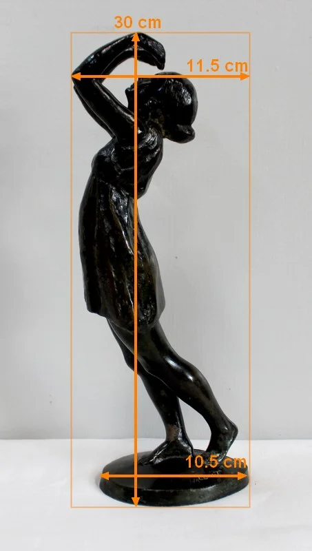 Bronze « la Danseuse », de G. Halbout du Tanney – 1ère partie du XXe