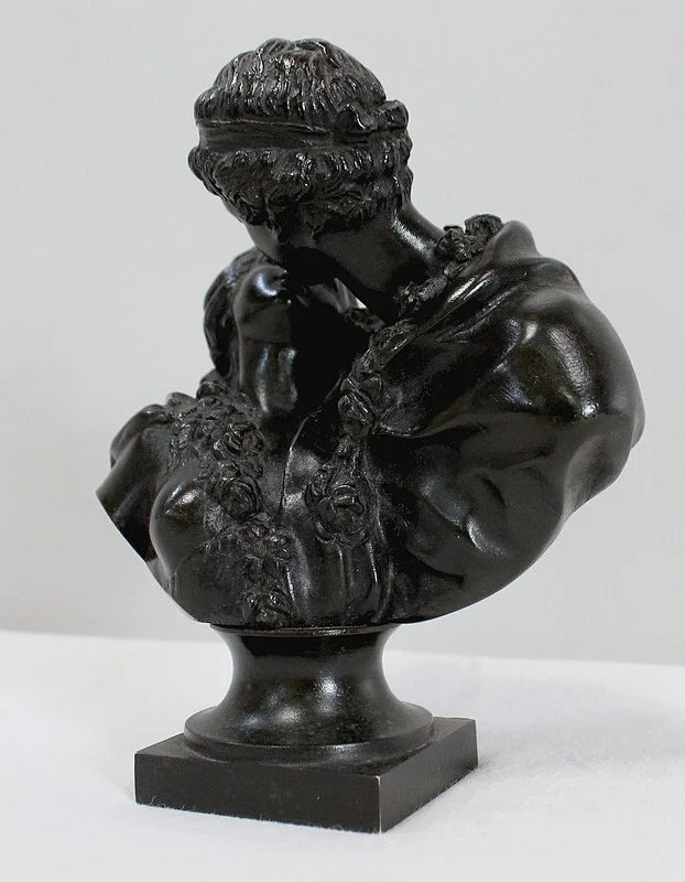 Bronze « le Baiser Donné » d’après J-A. Houdon – 2ème moitié du XIXe