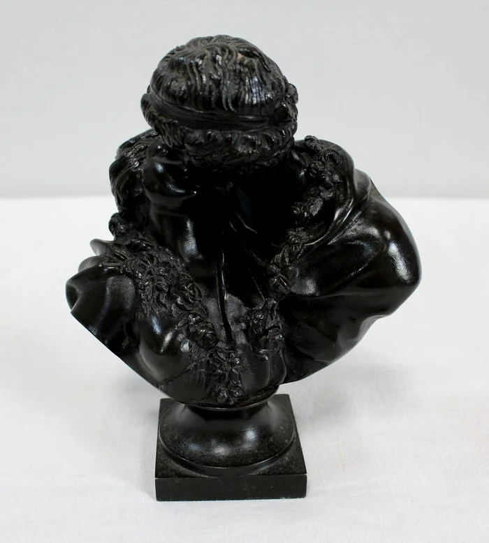 Bronze « le Baiser Donné » d’après J-A. Houdon – 2ème moitié du XIXe