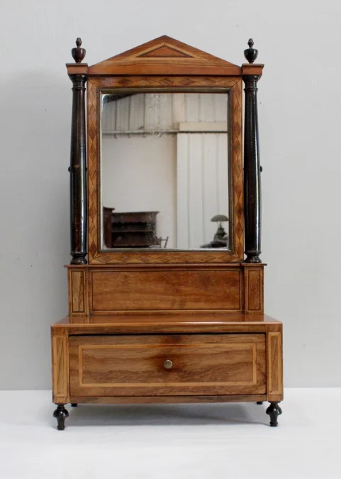Psyché de Commode, en Amarante et Citronnier, époque Empire – Début XIXe