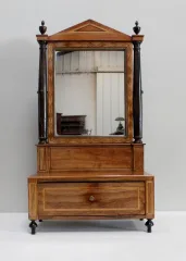 Psyché de Commode, en Amarante et Citronnier, époque Empire – Début XIXe