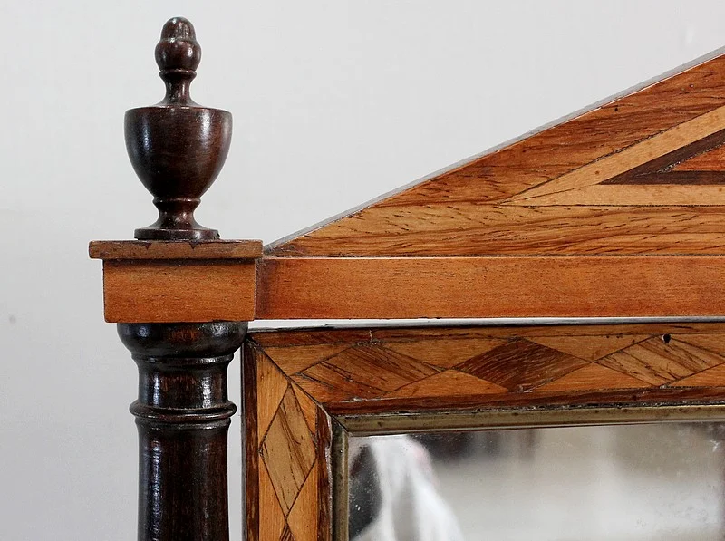 Psyché de Commode, en Amarante et Citronnier, époque Empire – Début XIXe